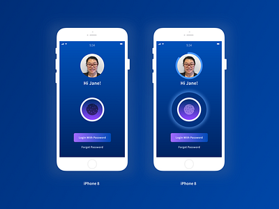 UI Challenge - Mobile Smart Login design ui xd ui challenge