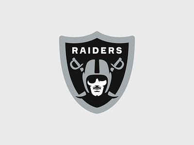 Las Vegas Raiders american badge face football head helmet las vegas man nfl pirate raiders redesign sabres shield spor sports team