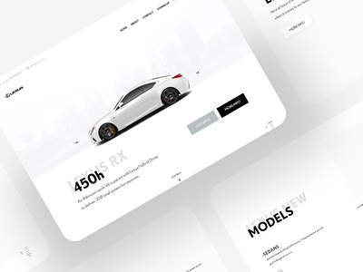 Lexus Website Concept design featured services ui userexprince userinterface ux web