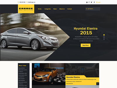 Carage design flat ui ux web