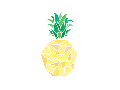 Piña - Pineapple - Ananas design geometric illustrator pineapple summer