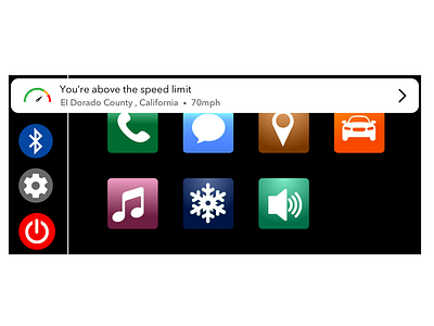 Center Console Interface with Dashboard Notifications