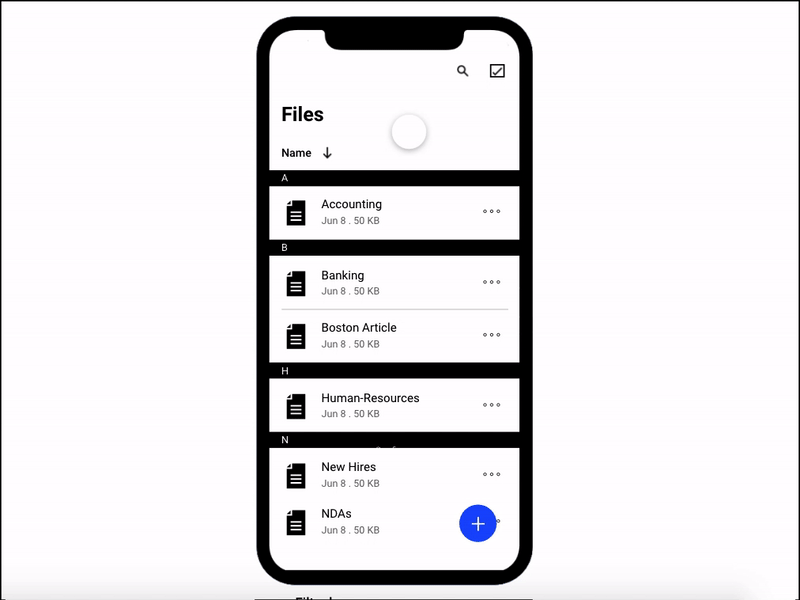 Concept for a cloud-storage app cloud storage dropbox enterprise ux trello ui ui design uidesign uiux uiuxdesign user inteface userexperiance userinterfacedesign ux design uxdesign