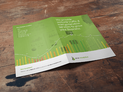 Pear Analytics Bi-Fold Outside bi fold brochure pear analytics print design