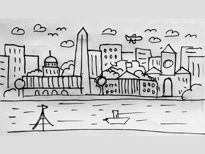 Washington, D.C. - Client City Series Sketch