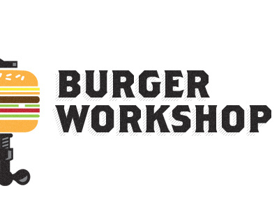 Burger Workshop Logo burger logo restaurant type typography workshop