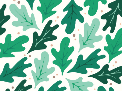 Leaves Pattern floral illustration vector