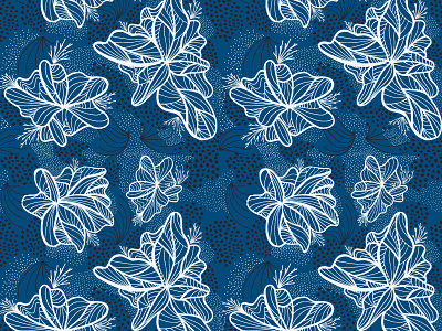 Pattern in Blue blue illustration pattern