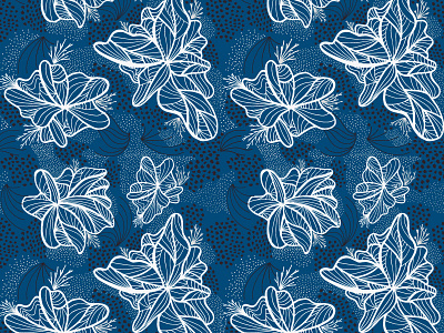 Pattern in Blue