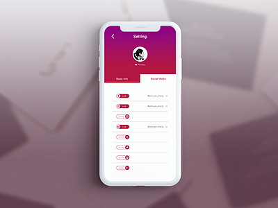 Daily UI 007 | Settings