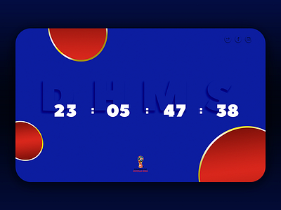 Daily UI 014 | Countdown Timer 014 countdowntimer dailyui fifa