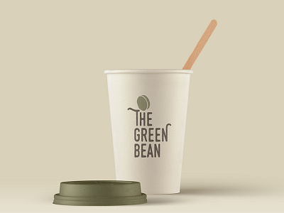 The Green Bean brand brand development branding coffee logo packaging product
