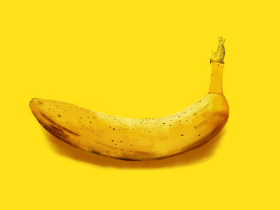 Banane alexdd banana banane digital art digital illustration digital painting drawing food art illustration illustrator painting pop art yellow