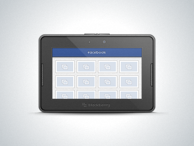 Facebook for Playbook blackberry facebook icon playbook ui