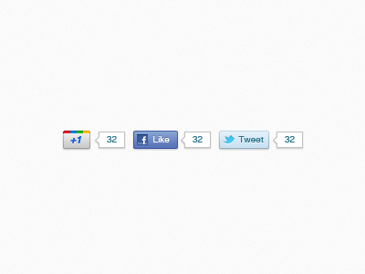 Share Me facebook google icons social media twitter