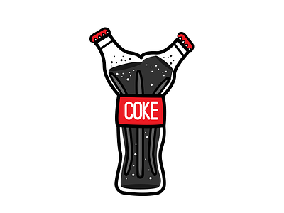 Coke coke drink illustration ui
