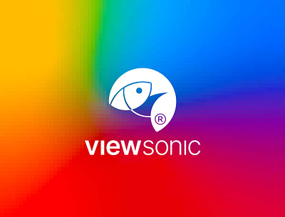 ViewSonic Rebrand Exploration bird icon color colour finch finches ideation logo monotone one colour rebrand reversed viewsonic viewsonic rebrand