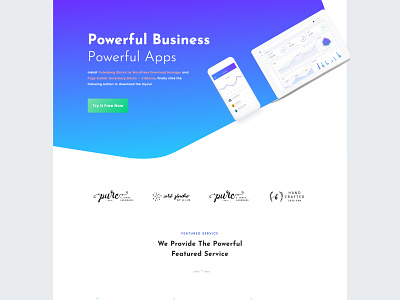 App Landing Page