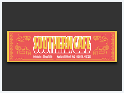 Southern Cafe x Indianama brand branding chinese delhi design exhibition food identity indian indianama restaurant visual