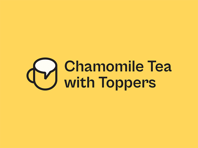Chamomile Tea with Toppers branding chamomile education logo tea topper unacademy yellow youtube