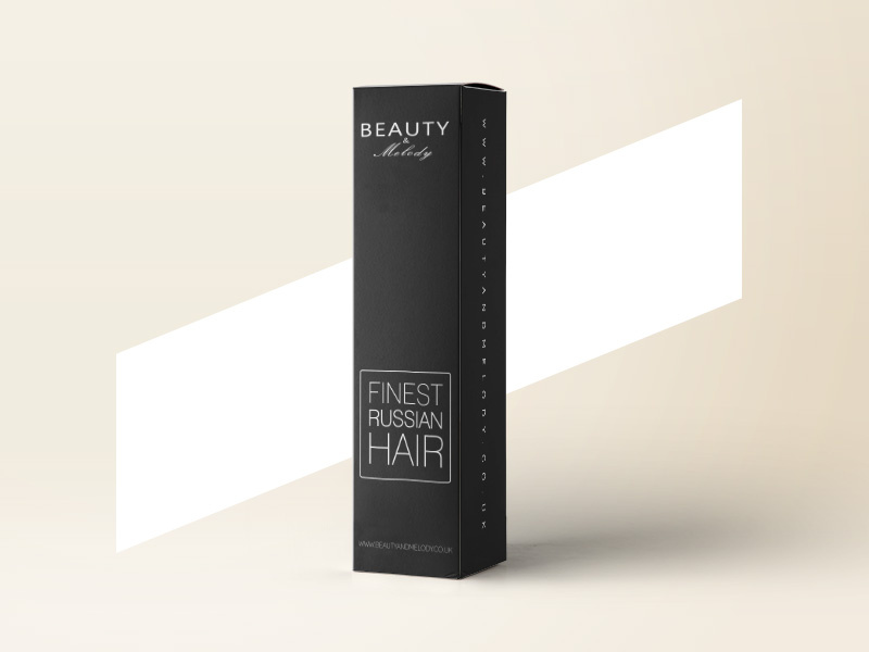 Russian Hair Package design graphic barbershop black fashen haur packaging package