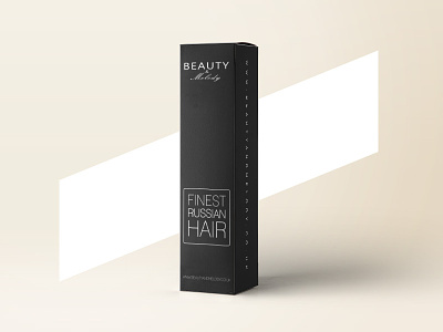 Russian Hair Package barbershop black design fashen graphic haur package packaging