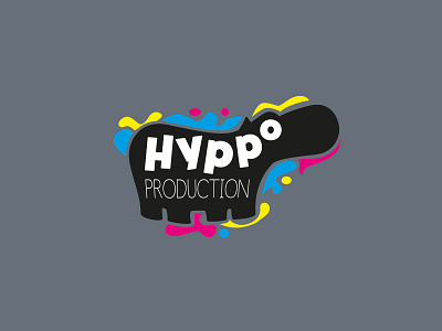 Logotype for the Hyppo Production animal branding design hyppo illustration logo