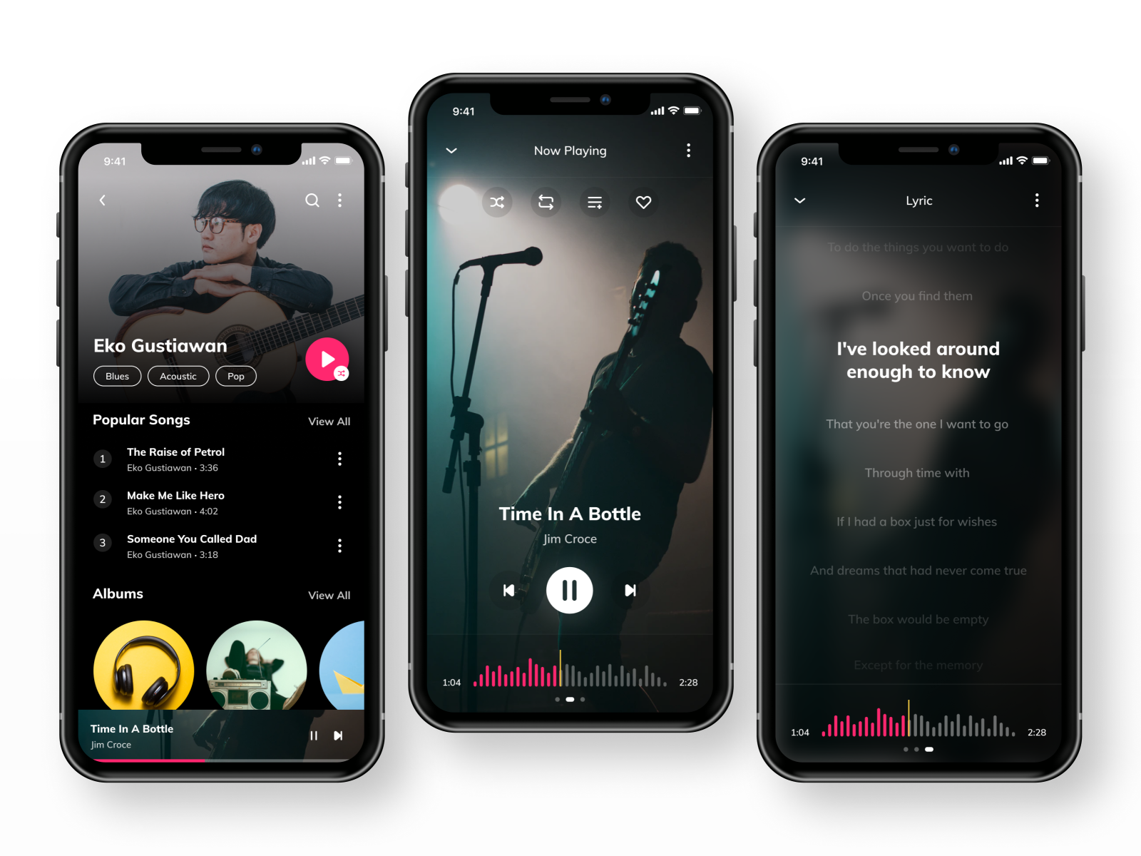 Music App by Mufti Hidayat on Dribbble