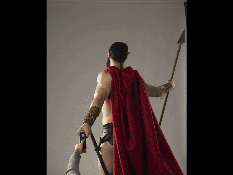 300 movie poster for Viasat post production process