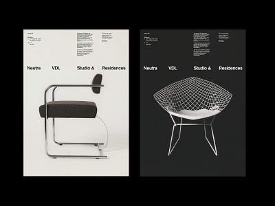 VDL Teaser architecture chair design furniture grid portfolio typography vdl
