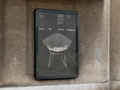 VDL, Poster architecture chair design furniture grid house illustration motion portfolio typography vdl website