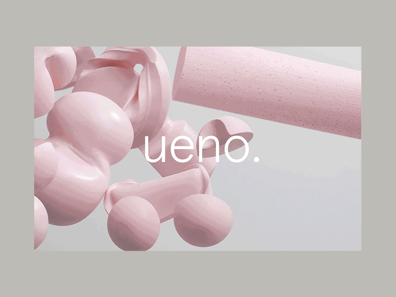 Ueno Early Concepts after effects animation gif grid home intro loading motion website