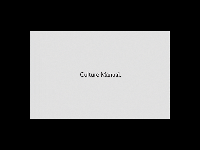 Basic Culture Manual — Intro flag grid intro motion swiss type typography ui wave