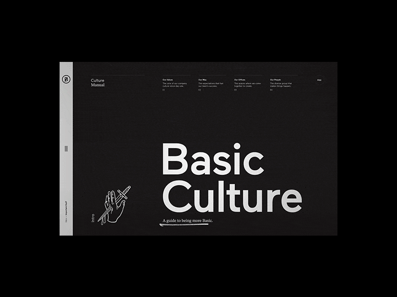 Page Transition — Culture Manual