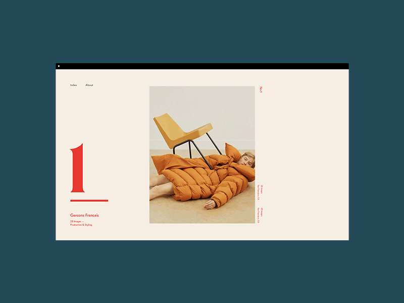 2019© Julie Benoist, Case cards design folio graphic design grid landing mobile portfolio stylist typography