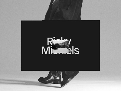 Ricky Michiels, ©2019 design portfolio typography