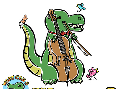 What Can A Dino Do? Can Pip Dinosaur Play Cello? Children's Book author