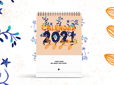 2021 Calendar artist designer dribble identity illustration illustration art illustrator logo ui
