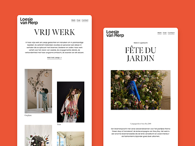 Loesje van Herp | Website Design