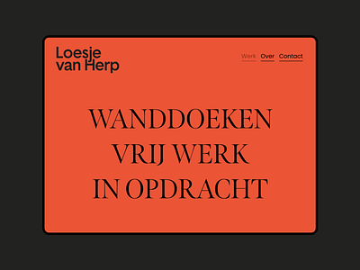 Loesje van Herp | Website Design