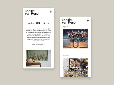 Loesje van Herp | Website Design