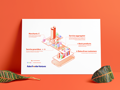 Banking as a Platform banking infographic orange platform