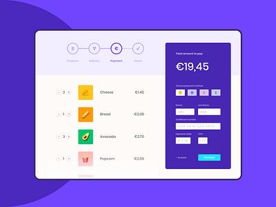 Daily UI #002: Credit Card Checkout