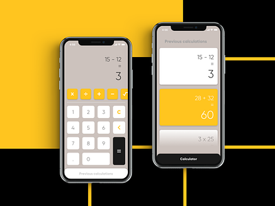 Daily UI #004: Calculator app appdesign calculator clean corporate dailyui design sketch typography ui uidesign ux uxdesign web