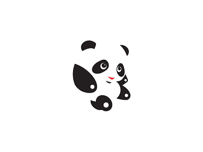 Panda Logo Design animal art brand brandidentity graphic design illustration logo logo design logomark minimaldesign panda simple