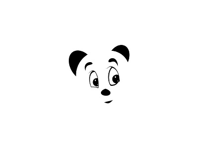 Curious Panda animallogo art brand brandidentity graphic design illustration logo logo design logomark minimaldesign panda simple