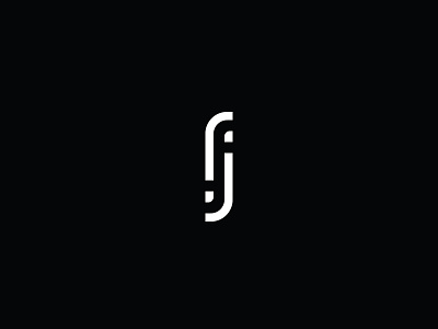 FJ ambigram ambigram art brand branding creative design graphic design illustration lettering logo logo design logomark logowalla minimal minimalist simple typography vector