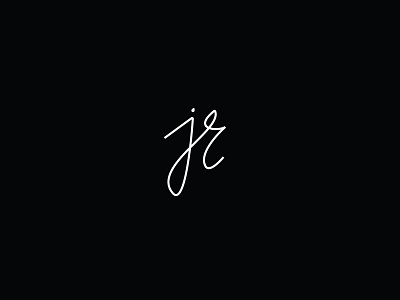 JR Logo adobe art brand branding creative design freestyle graphic design illustration lettering lettermark logo logo design logomark logowalla minimal minimalist simple typography vector