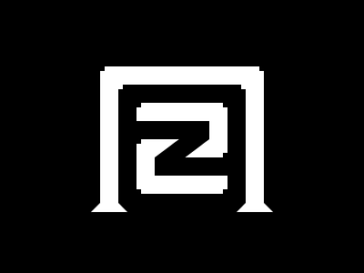 A2Z Negative space logo concept