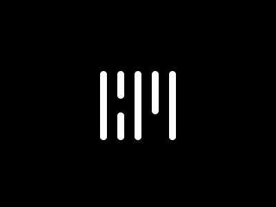 HM logo for H&M art brand branding creative design graphic design illustration lettering logo logo design logomark minimal minimalist simple typography